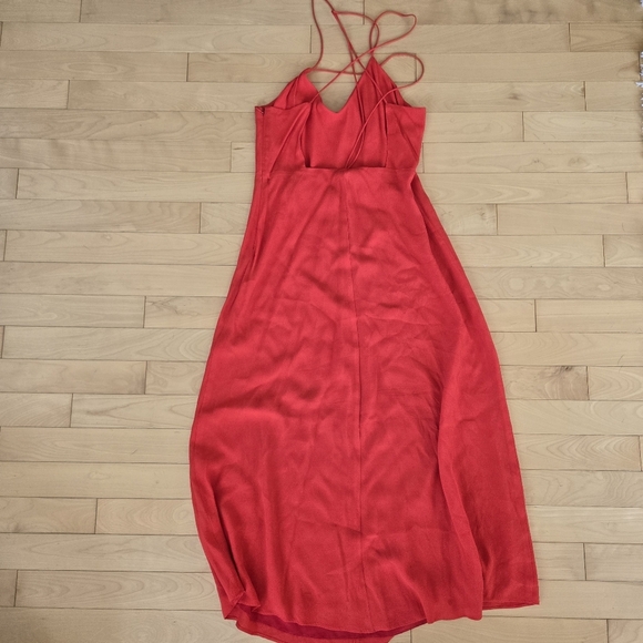 Wilfred Angelique Red Maxi Dress Size Small Aritzia - Picture 3 of 7